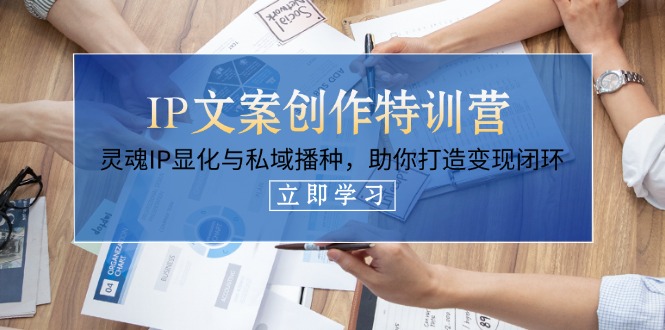 （14330期）IP文案创作特训营，灵魂IP显化与私域播种，助你打造变现闭环（14节课）-无名社区-24小时自助低价投流平台