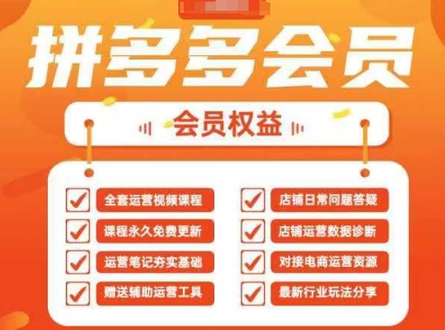 2025拼多多运营实战课，40节全流程教学，覆盖拼多多运营全链路-无名社区-24小时自助低价投流平台
